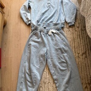 Aerie Light Blue Jogger and Top